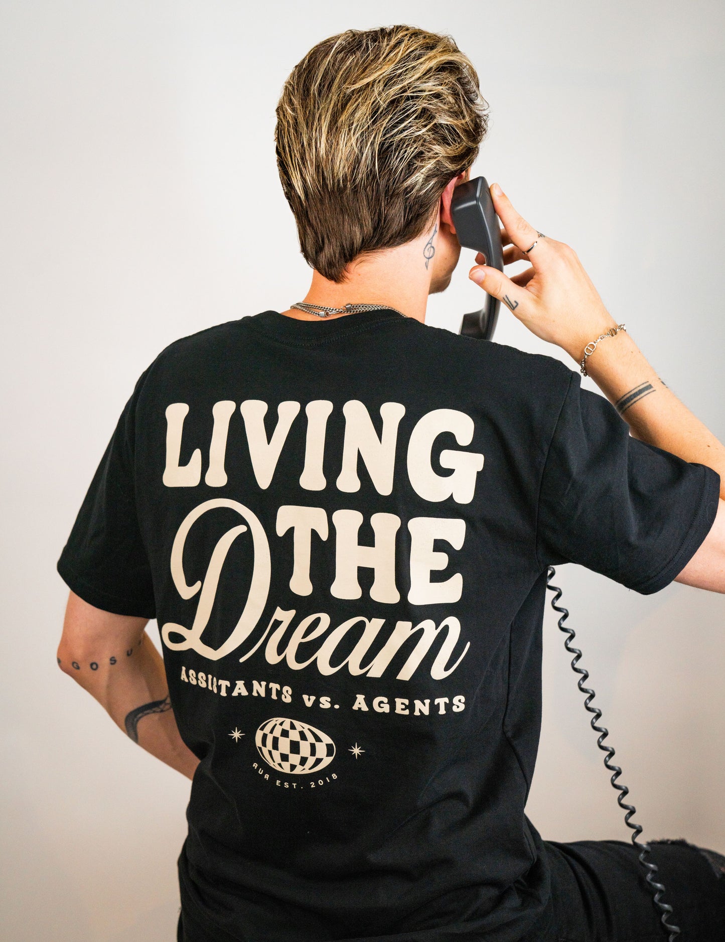 LTD Script Black Tee