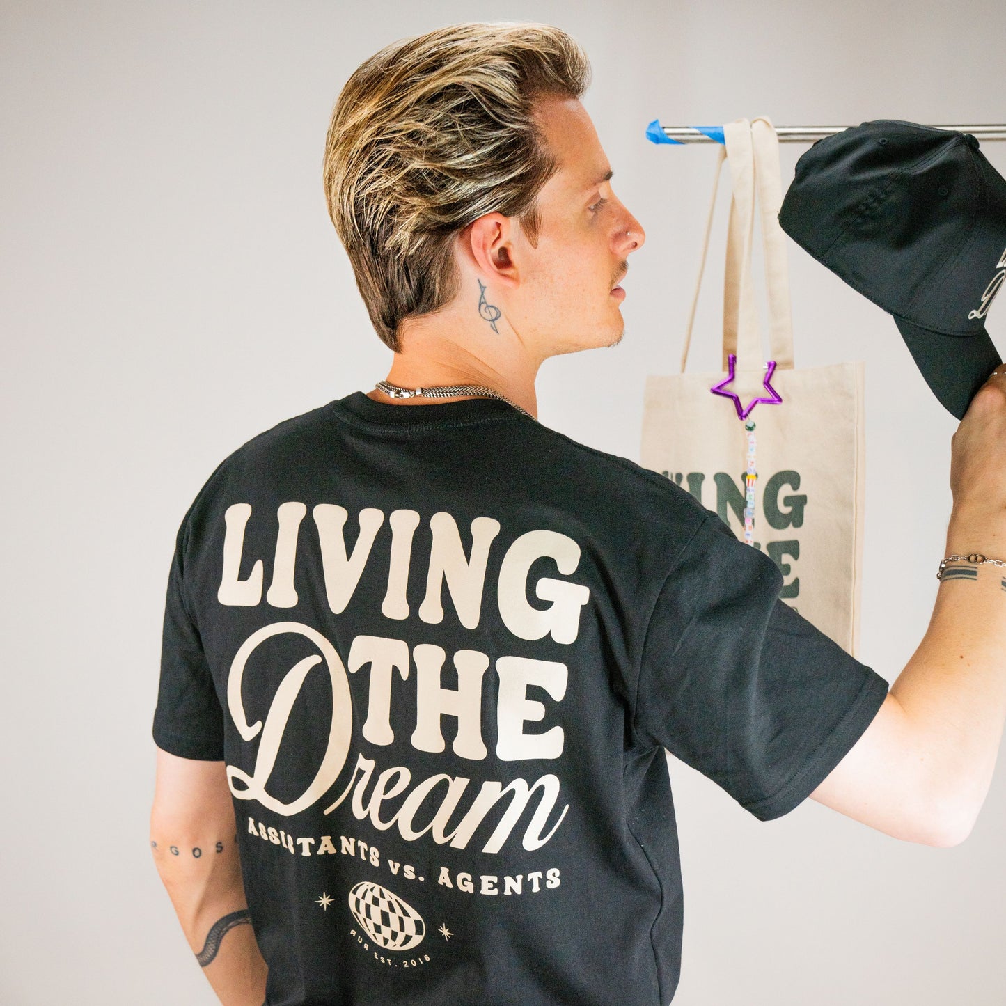 LTD Script Black Tee