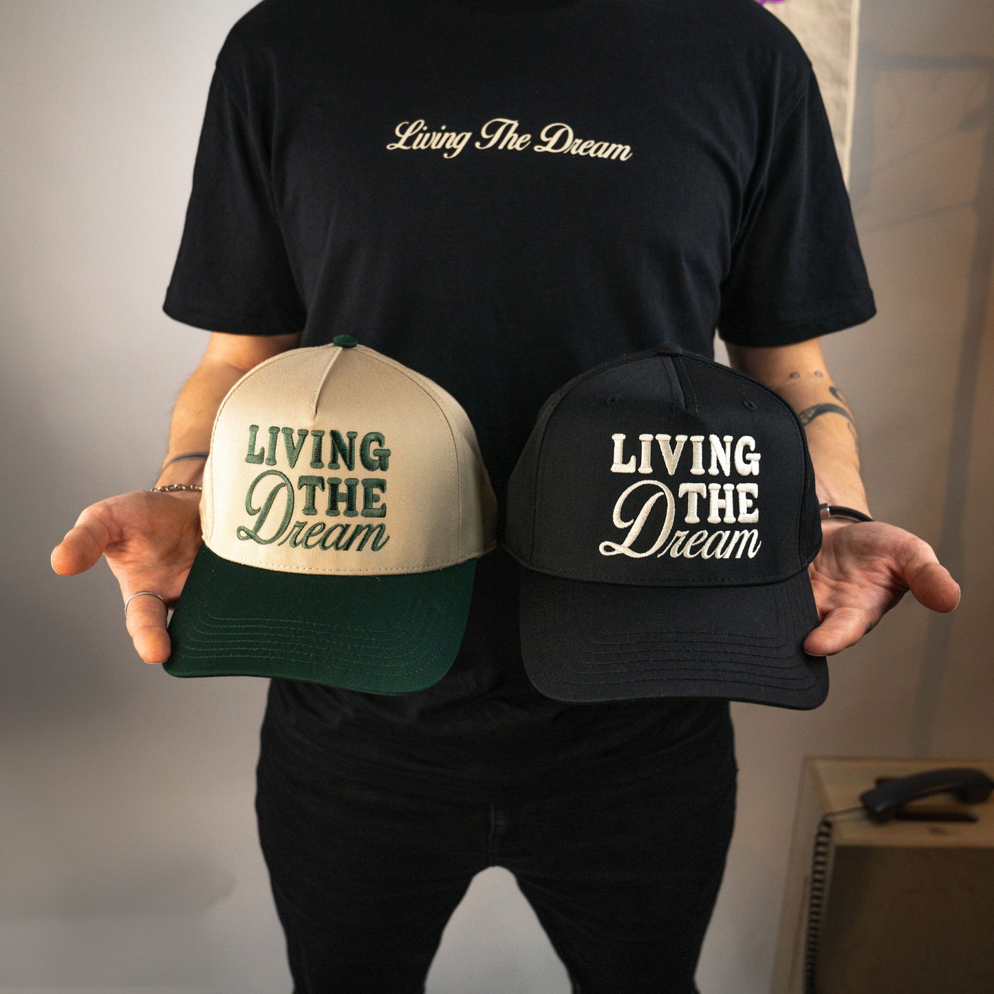 LTD Tan/Green Hat