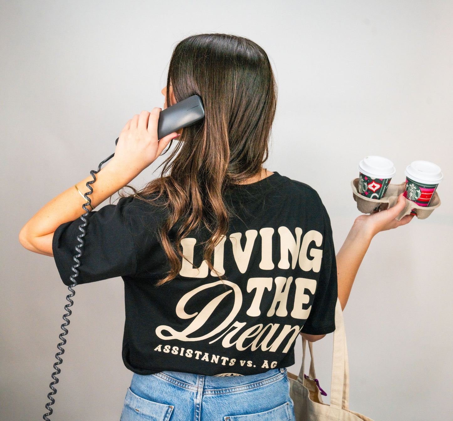 LTD Script Black Tee